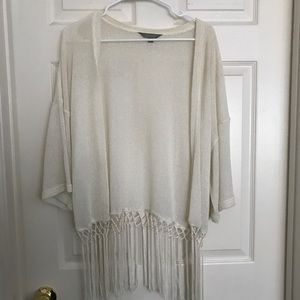 Cream Boho Cardigan